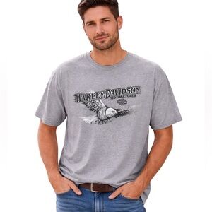 Harley Davidson Motorcycle Vintage Richmond T-shirt front & back graphics XL